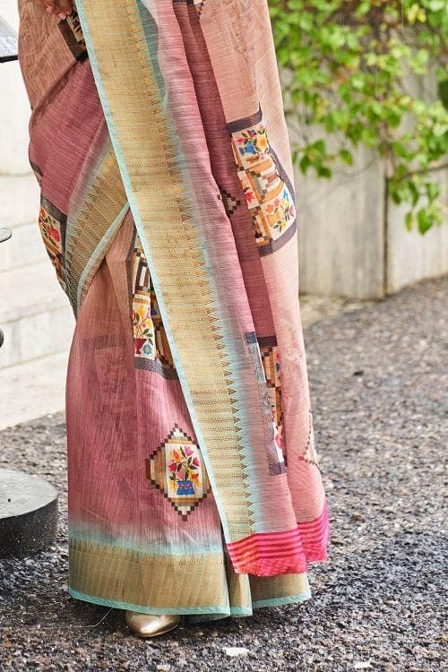 linen saree online