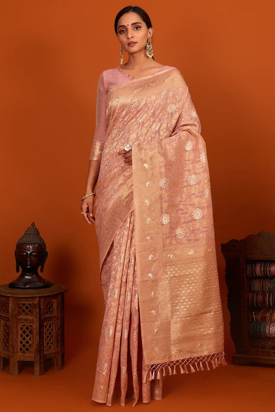 linen saree