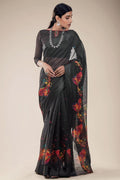 linen saree