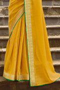 Linen Saree Honey Yellow Linen Saree saree online