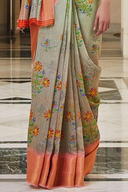 linen saree online