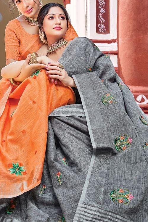 linen sarees online