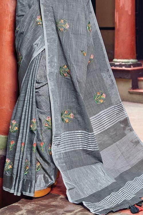 linen sarees