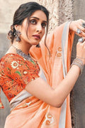 linen saree
