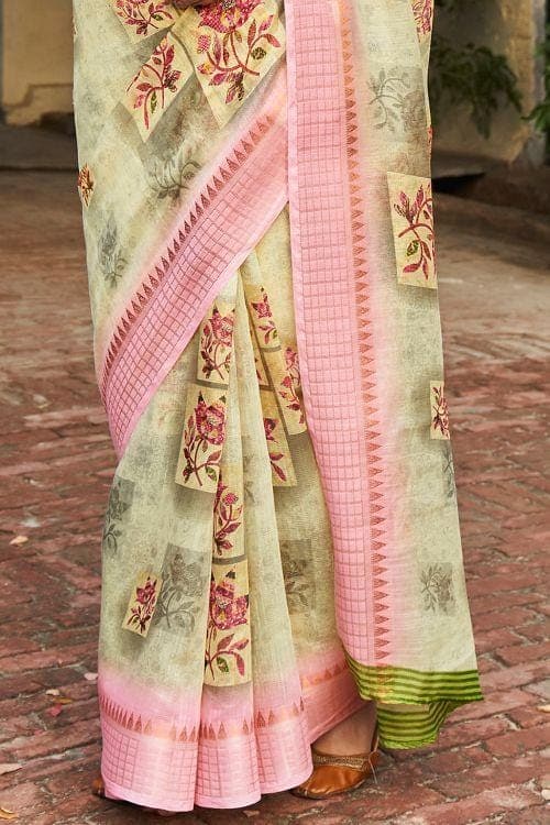 linen saree online
