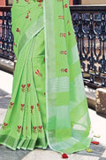 linen sarees
