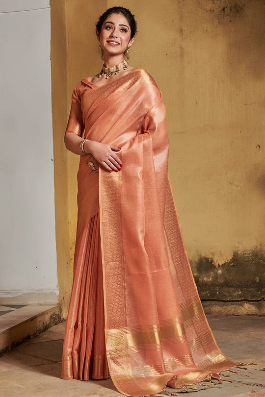 linen saree