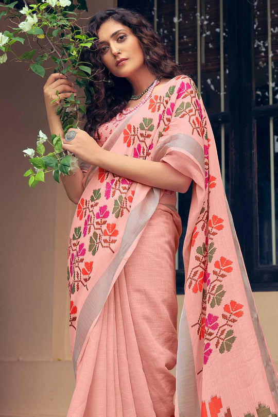 linen saree online 