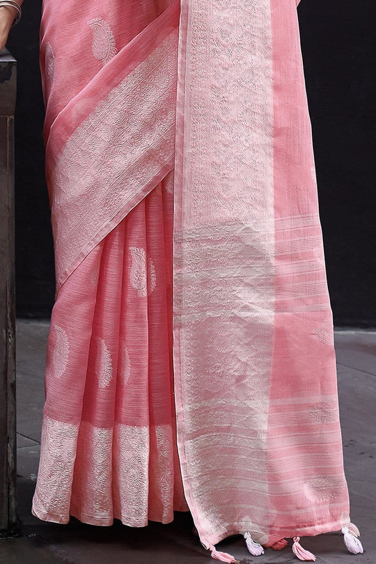 linen saree blouse designs