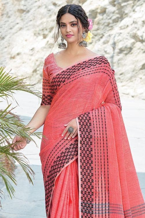 linen saree online