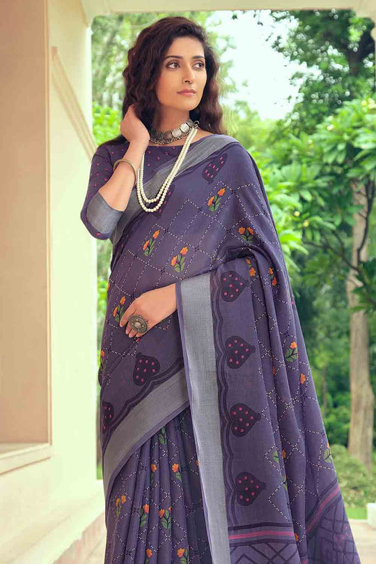 linen saree online 