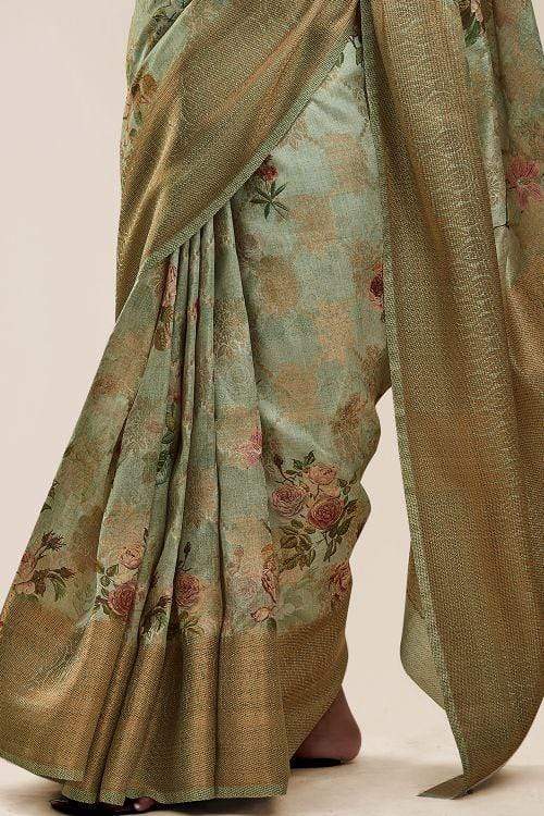 linen saree