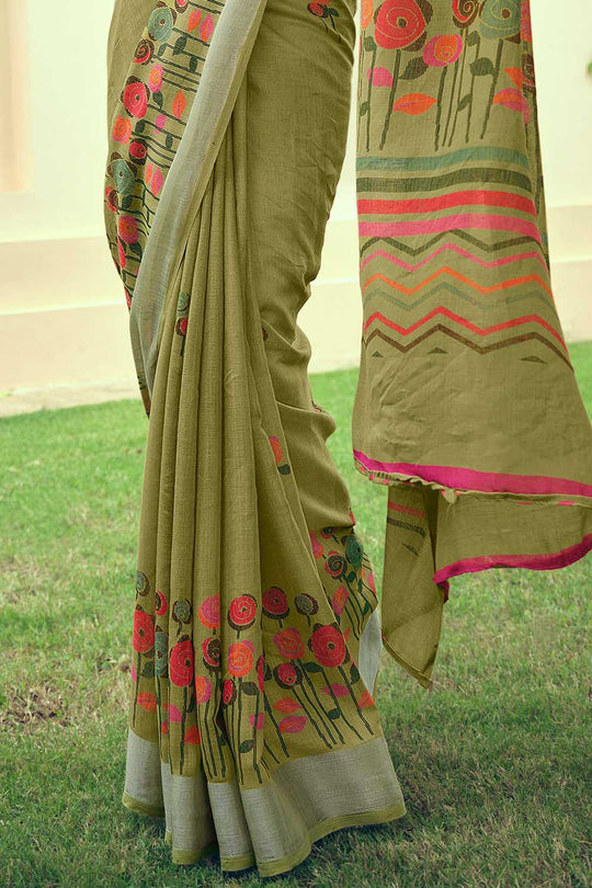 linen saree online 