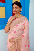 linen saree images