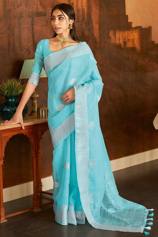 linen saree with price