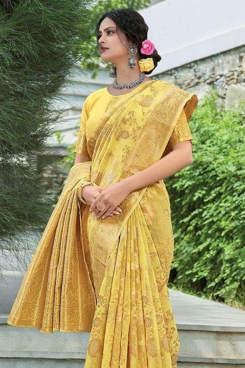 linen saree