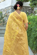 linen saree blouse designs