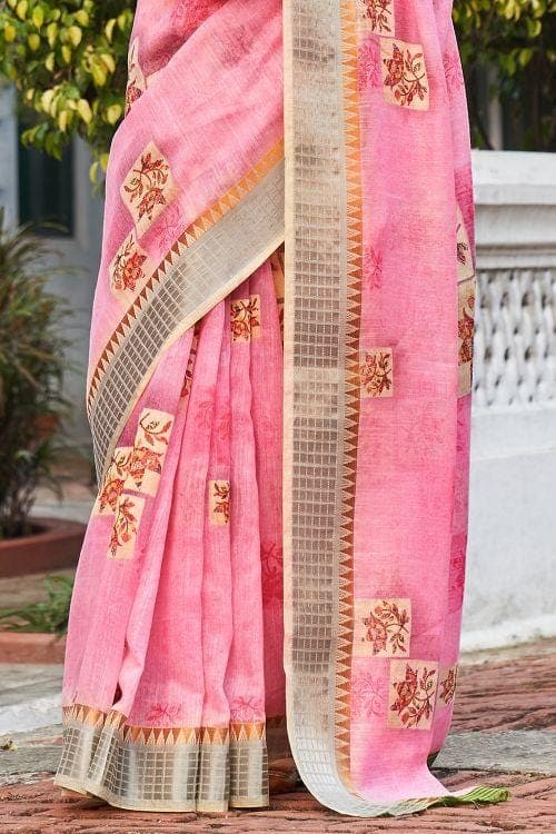 linen saree online