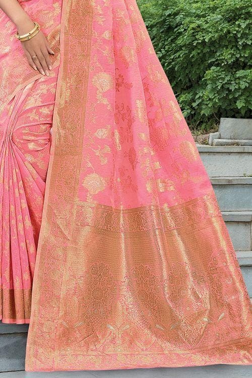 linen sarees blouse designs