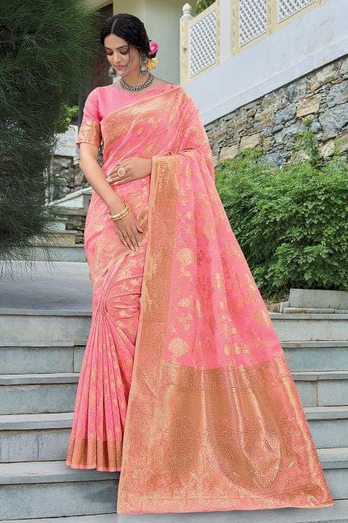 linen saree