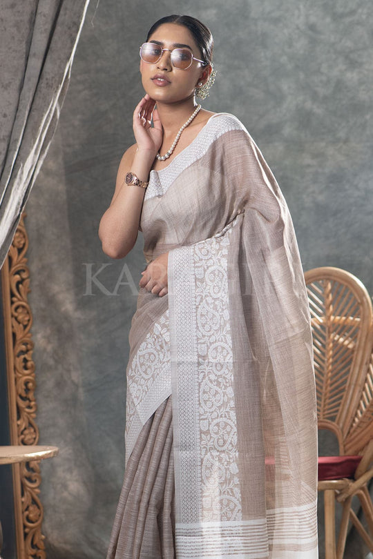 linen saree online