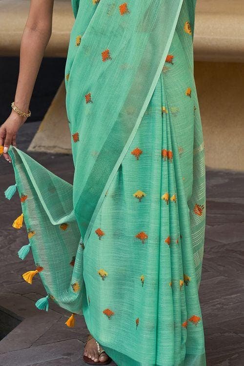linen saree online