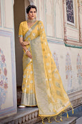 linen saree