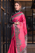 Madhubani Saree French Rose Pink Madhubani Saree saree online