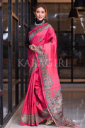 Madhubani Saree French Rose Pink Madhubani Saree saree online