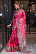 Madhubani Saree French Rose Pink Madhubani Saree saree online