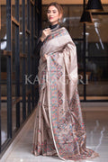 Madhubani Saree Light Breeze Beige Madhubani Saree saree online