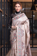 Madhubani Saree Light Breeze Beige Madhubani Saree saree online