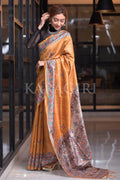 Madhubani Saree Merigold Yellow Madhubani Saree saree online