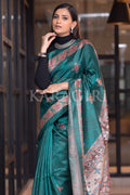Madhubani Saree Sapphire Blue Madhubani Saree saree online