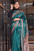 Madhubani Saree Sapphire Blue Madhubani Saree saree online