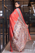 Madhubani Saree Scarlet Red Madhubani Saree saree online