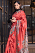Madhubani Saree Scarlet Red Madhubani Saree saree online