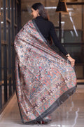 Madhubani Saree Shadow Grey Madhubani Saree saree online