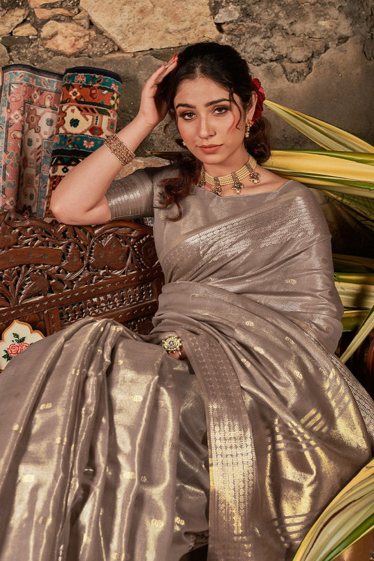 beige saree