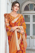 organza saree