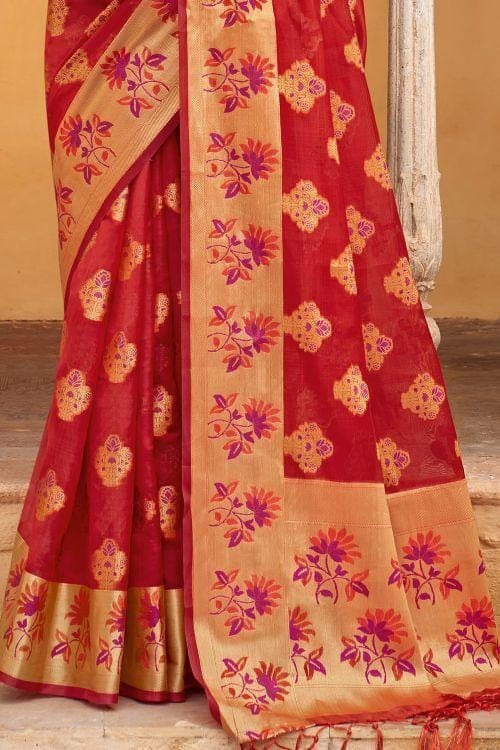 organza silk saree online