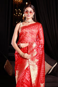 organza saree online