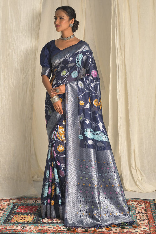 organza saree online