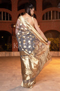 Organza Saree Bright Grey Organza Saree saree online