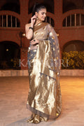 Organza Saree Bright Grey Organza Saree saree online