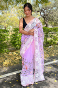 organza saree