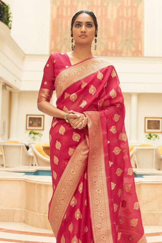 organza saree embroidery