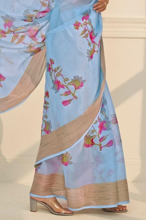 organza saree online