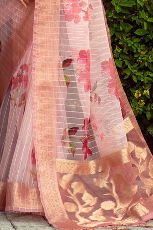 organza saree online