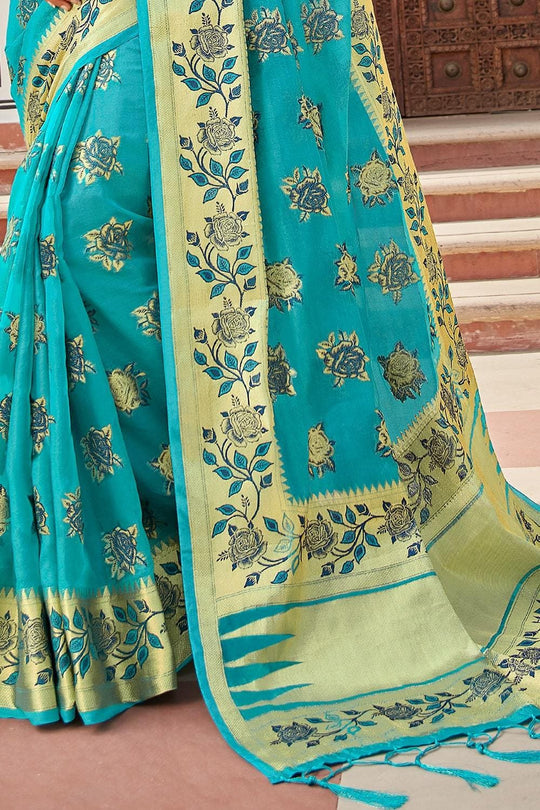 organza silk sarees
